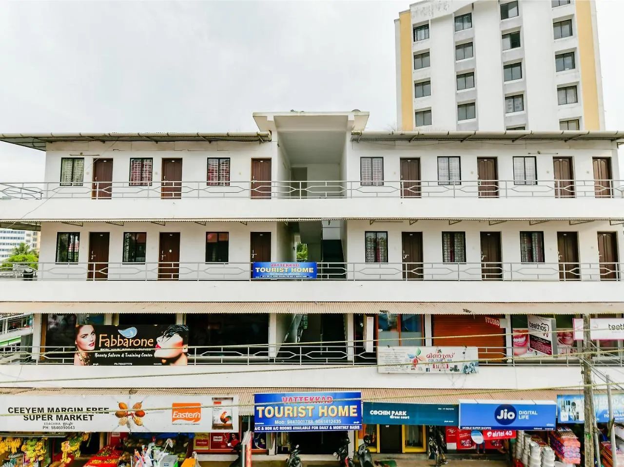 Vattekkad Tourist Home location
